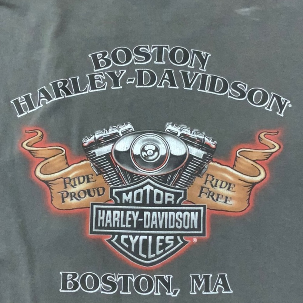 Harley Davidson Men’s XL Grey Pocket Logo TShirt
